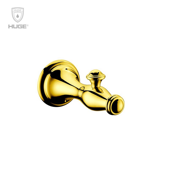 Móc áo đơn mạ vàng Huge H-B1428G Chính Hãng 1 Móc áo đơMóc áo đơn mạ vàng Huge H-B1428G