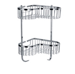 Kệ để dầu gội góc 2 tầng trái tim SafeVN Chính Hãng 1 Kệ để dầu gội góc 2 tầng trái tim