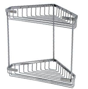 Kệ để dầu gội đầu Caesar ST849 ( 2 tầng góc) Chính Hãng 1 Kệ để dầu gội đầu Caesar ST849