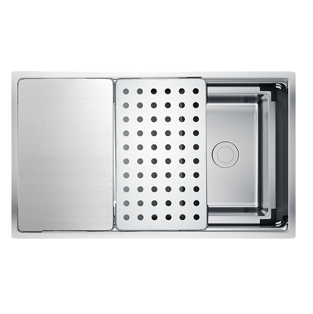Chậu rửa bát Konox Workstation Sink Undermount Sink KN7644SU Dekor (762*445*220mm) Chính Hãng 1 KN7644SU Dekor