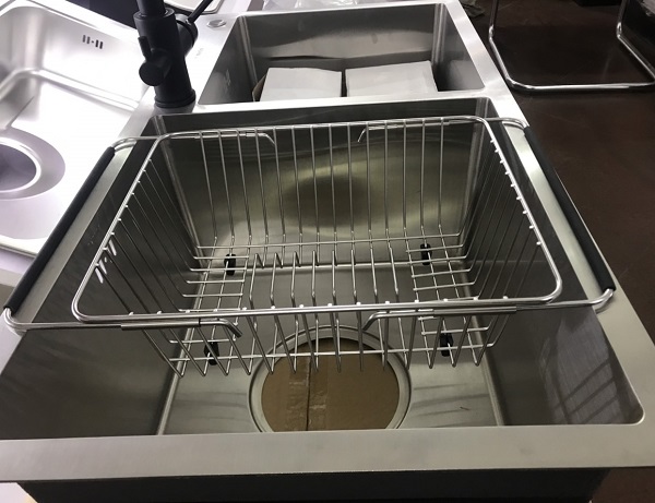 miken-d38-1 Rổ rút inox cho chậu rửa bát Miken D38 Chính Hãng 1