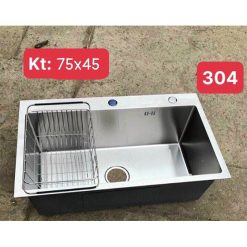 Chậu rửa bát 1 hố đúc liền khối Miken 7545