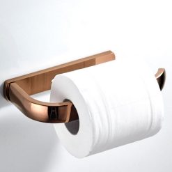 Treo giấy vệ sinh màu vàng hồng Rose Gold Miken AL-PH41