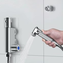 Vòi xịt vệ sinh nóng lạnh âm tường nhiệt độ Miken F-7506W