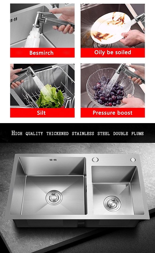 miken20mcrb-8545-7-2 Chậu rửa bát Handmade Inox 304 Miken MKRB-8545L (85x45x25cm) Chính Hãng 8