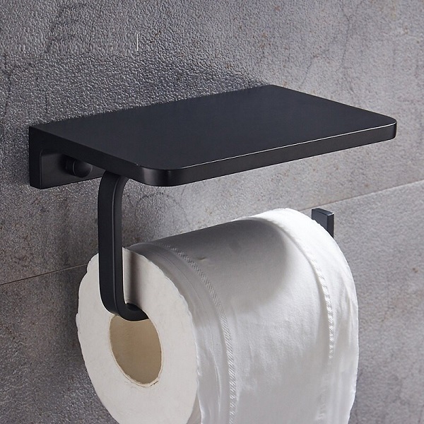 Treo giấy vệ sinh màu đen Miken MK-1005B