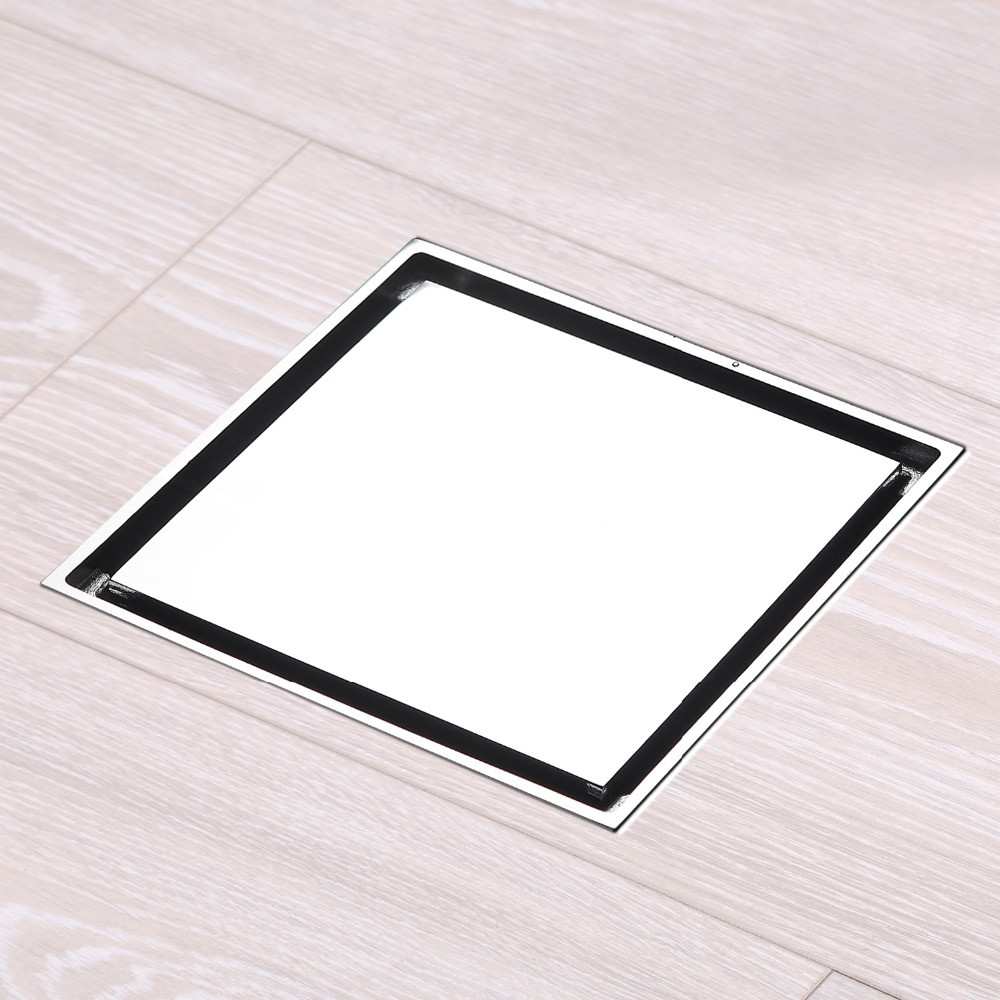 Ga thoát sàn mặt âm cắt đá Inox 304 Miken MK-1200WB (Mặt 12x12cm, phi 48-60-76-90-110) Chính Hãng 1 Ga thoát sàn mặt âm cắt đá Inox 304 Miken MK-1200WB