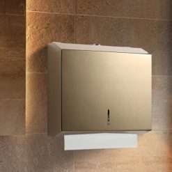 Hộp đựng giấy lau tay mạ màu vàng Miken MK-A724G