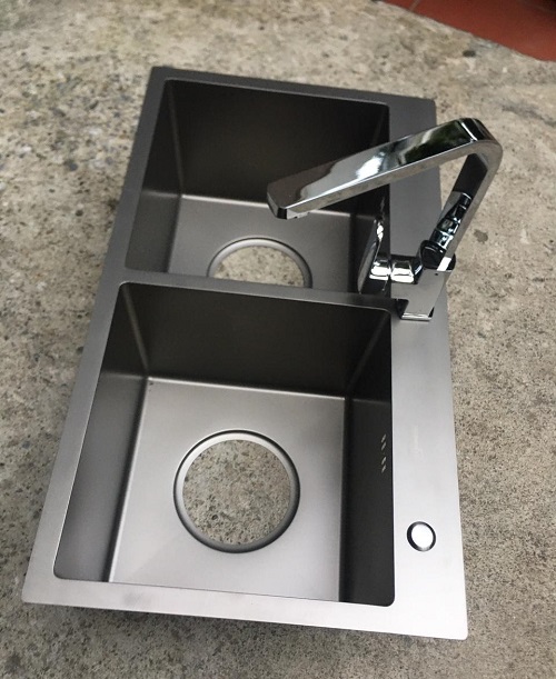 mkrb-8045nc-3-2 Chậu rửa bát Handmade Inox 304 phủ nano Miken MKRB-8345NC (830x450x250mm) Chính Hãng 3