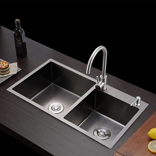 mkrb-8045nl-6-1 Chậu rửa bát Handmade Inox 304 phủ nano Miken MKRB-8345NL (830x450x250mm) Chính Hãng 7