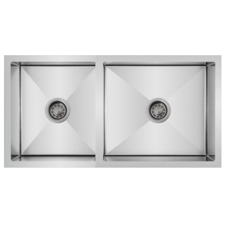 Chậu rửa bát 2 hố lệch Inox304 Carysil Pona PNI1-8745 (87x45cm) Chính Hãng 1 Chậu rửa bát 2 hố lệch Inox304 Pona PNI1-8745