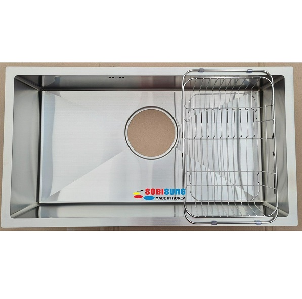 Chậu rửa bát 1 hố Sobisung SB-8245-1 (820x450x225mm) Chính Hãng 1 Chậu rửa bát 1 hố Sobisung SB-8245-1