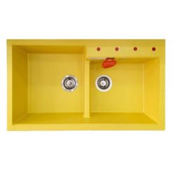 Chậu rửa bát đá nhân tạo Carysil TIP2 Yellow