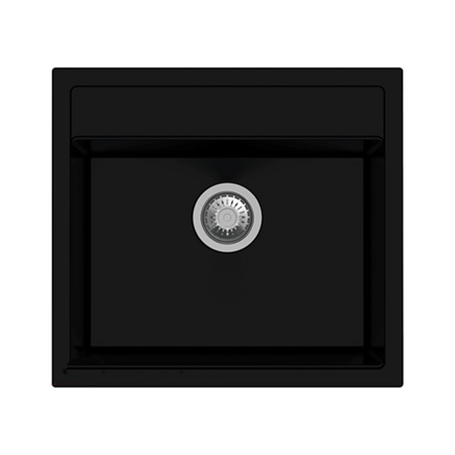 Chậu rửa bát đá nhân tạo Carysil WAL3 nera (56x51cm) Chính Hãng 1 Chậu rửa bát đá nhân tạo Carysil WAL3 nera