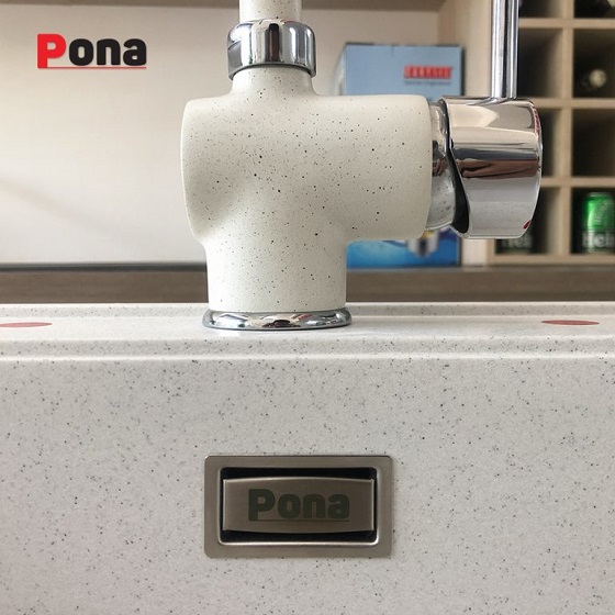 waz2-3-1 Chậu rửa bát 1 hố bằng đá Granite Carysil Pona WAZ2 (58x48cm) Chính Hãng 5