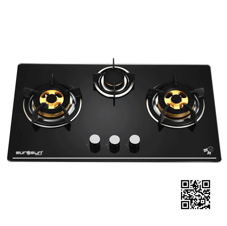 Bếp ga âm 3 lò nấu Eurosun EU-GA378 Chính Hãng 1 Bếp ga âm Eurosun EU-GA378
