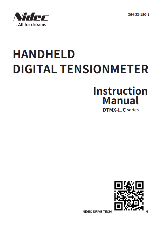 Hướng dẫn sử dụng máy đo lực căng dây Nidec Shimpo Digital Tension (File PDF) 2