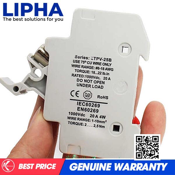Ruột cầu chì quang điện 1000V DC Leader Fuse Solar (bảo vệ hệ thống solar) 4 Ruột cầu chì quang điện 1000V DC Leader Fuse Solar (bảo vệ hệ thống solar) - Ảnh 4