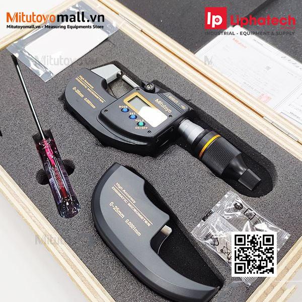 Panme đo ngoài điện tử 0-25mm Mitutoyo 293-100-20 Digimatic Micrometer 13