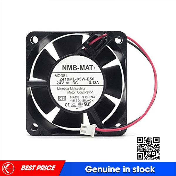 Quạt hút tản nhiệt DC NMB-MAT 2410ML-05W-B50 DC24V 0.13A 60X60X25mm Server Cooling Fan