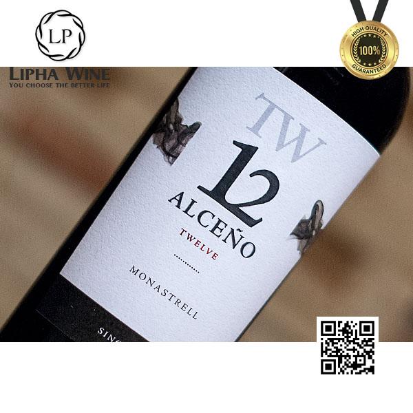 Rượu vang đỏ Tây Ban Nha ALCENO 12 MONASTRELL