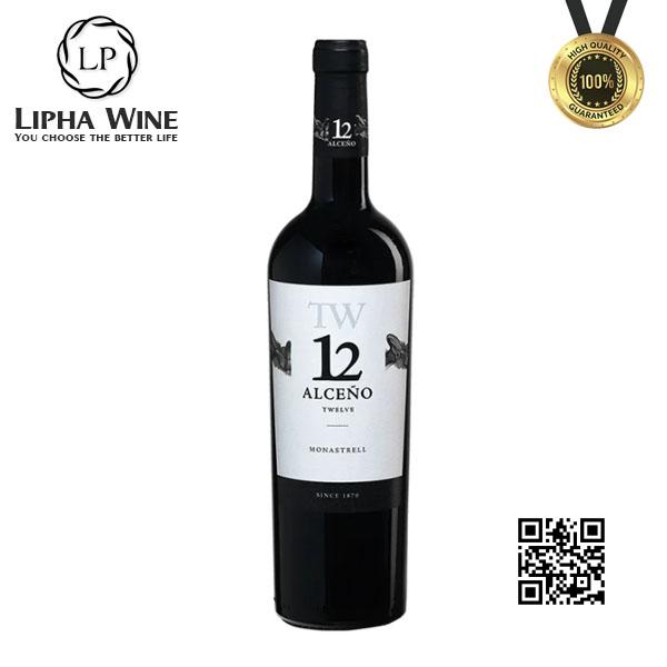 Rượu vang đỏ Tây Ban Nha ALCENO 12 MONASTRELL 2