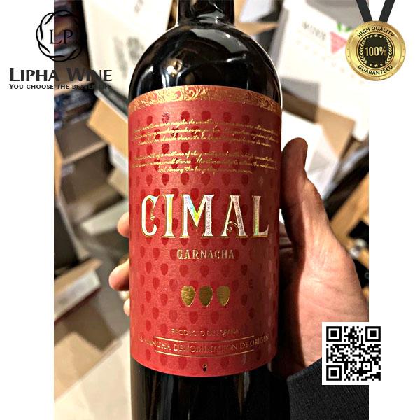 Rượu vang đỏ Tây Ban Nha CIMAL GARNACHA