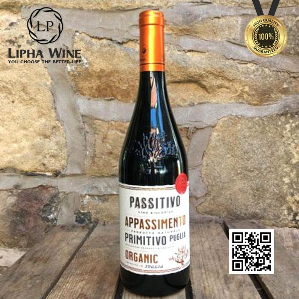 Rượu vang đỏ Ý PASSITIVO APPASSIMENTO PRIMITIVO ORGANIC (Mịn Êm - Hậu ngọt thanh) 5