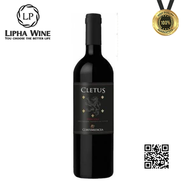 Rượu vang đỏ Ý CLETUS TOSCANA INDICAAZIONE GEOGRAFICA TIPIICA ROSSO 2019 (Độ chát nhẹ nhàng, dậy rõ mùi sau khi thở) 1