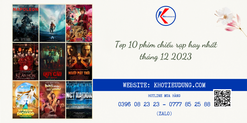 Top 10 phim chiếu rạp hay nhất tháng 12 2023