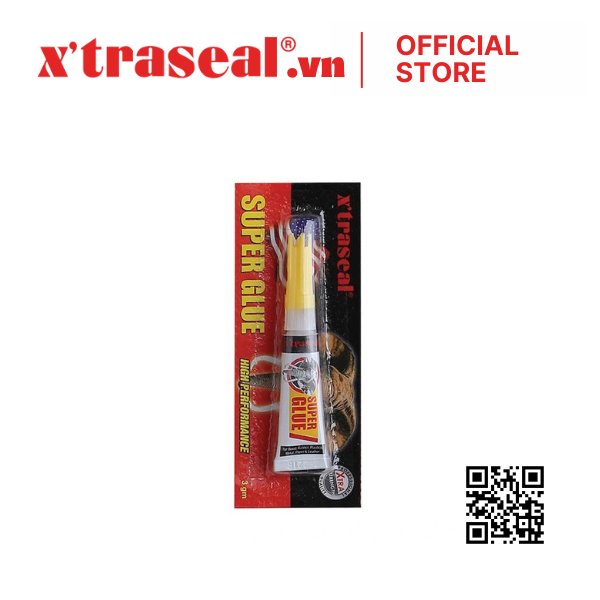 Keo con voi Xtraseal Super Glue 3gr dạng Vỉ 12 tuýp Keo con voi Xtraseal Super Glue 3gr dạng Vỉ 12 tuýp