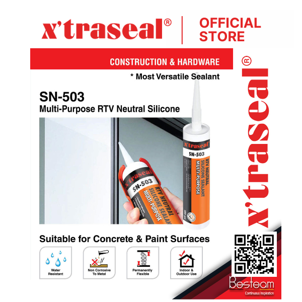 Keo Silicone Acetic Bịt Kín Đa Năng Gp Rtv Xtraseal Sa-105 300Gr Chính Hãng 4 Keo Silicone Acetic Bịt Kín Đa Năng Gp Rtv Xtraseal Sa-105 300Gr Chính Hãng 2