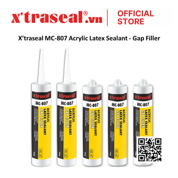 Keo trám khe hở gốc nước Acrylic Xtraseal MC-807 2 Keo trám khe hở gốc nước Acrylic Xtraseal MC-807 - Ảnh 2