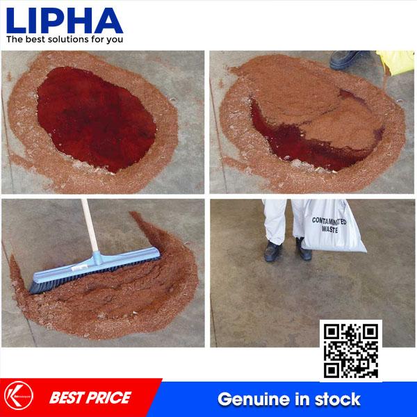 Bột thấm dầu và thấm hóa chất trền nền sàn Spillfix Chính Hãng Bột thấm dầu và thấm hóa chất trền nền sàn Spillfix Chính Hãng