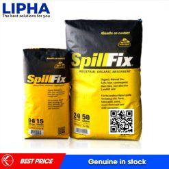 Bột thấm dầu và thấm hóa chất trền nền sàn Spillfix SPL-15L SPL-50L Chính Hãng