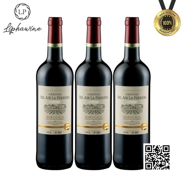 Rượu vang Pháp CHATEAU BEL AIR LA PERRIERE (Đạt huy chương đồng vùng Bordeaux) Rượu vang Pháp CHATEAU BEL AIR LA PERRIERE (Đạt huy chương đồng vùng Bordeaux)