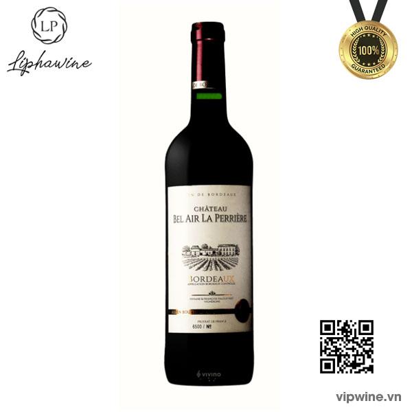 Rượu vang Pháp CHATEAU BEL AIR LA PERRIERE (Đạt huy chương đồng vùng Bordeaux) Rượu vang Pháp CHATEAU BEL AIR LA PERRIERE (Đạt huy chương đồng vùng Bordeaux)