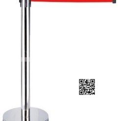 Cột Chắn Inox Dây Căng 3 Mét Màu Đỏ Chính Hãng