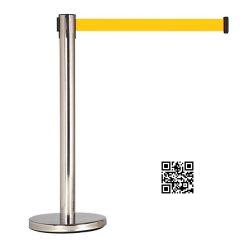 Cột Chắn Inox Dây Căng 3 Mét Màu Vàng Chính Hãng