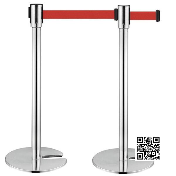 Cột Chắn Inox Dây Căng Đế Chữ U Xếp Gọn Chính Hãng 1 Cột Chắn Inox Dây Căng Đế Chữ U Xếp Gọn Chính Hãng