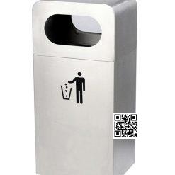 Thùng Rác Inox Ngoài Trời A53 Chính Hãng