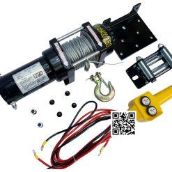 Máy Tời Điện Ắc Quy Fujifa 4000 Lbs 12V/24V-1800Kg Chính Hãng