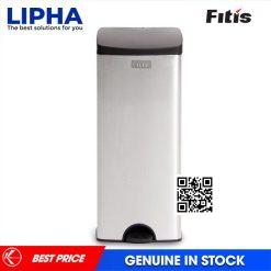 Thùng Rác Inox Fitis Premium Vuông Chân Đạp 22L Lpf-Spl1-901 (Màu Bạc) Chính Hãng