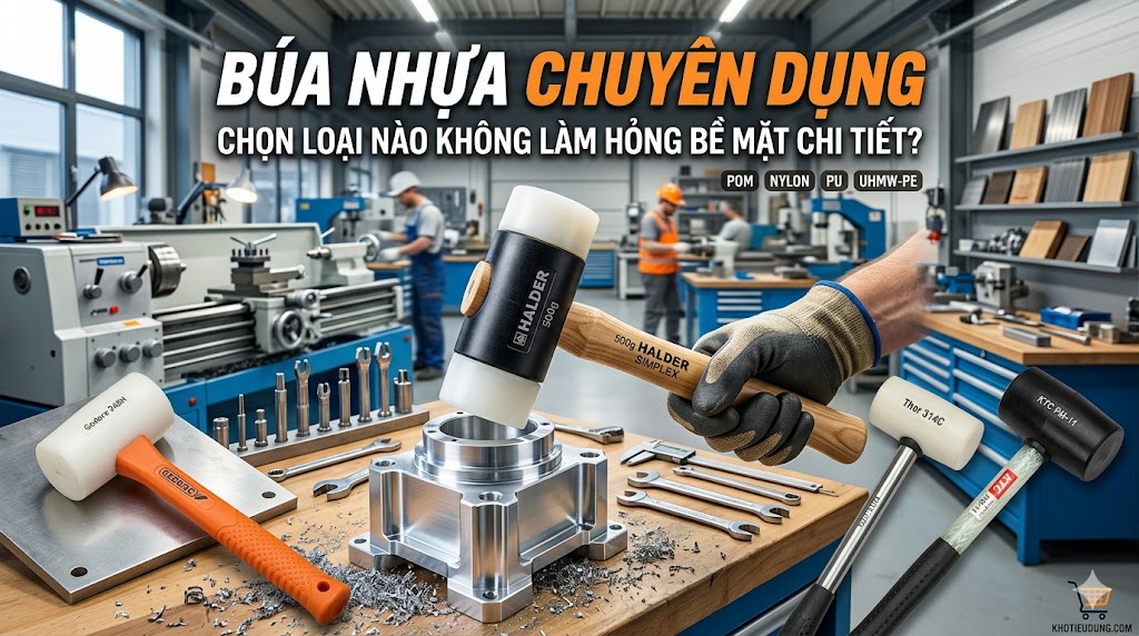 Búa Nhựa Chuyên Dụng: Chọn Loại Nào Không Làm Hỏng Bề Mặt Chi Tiết? 3 Búa Nhựa Chuyên Dụng: Chọn Loại Nào Không Làm Hỏng Bề Mặt Chi Tiết? 2