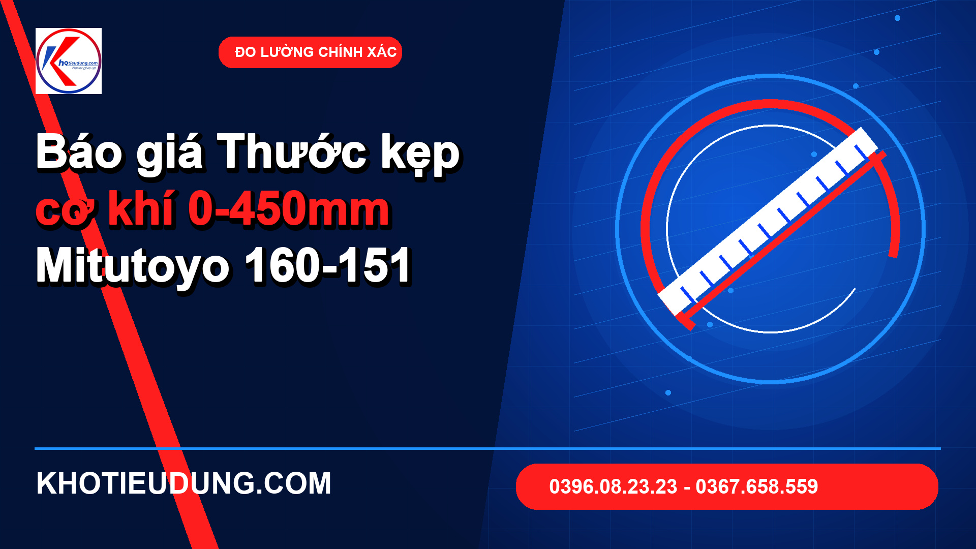 Báo giá Thước kẹp cơ khí 0-450mm Mitutoyo 160-151 21 Báo giá Thước kẹp cơ khí 0-450mm Mitutoyo 160-151
