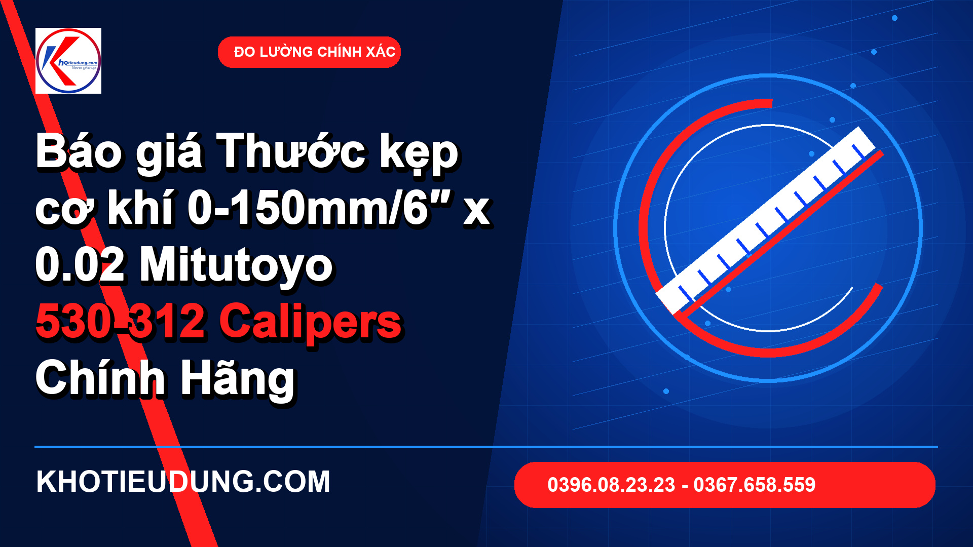 Báo giá Thước kẹp cơ khí 0-150mm/6" x 0.02 Mitutoyo 530-312 Calipers Chính Hãng 1 Báo giá Thước kẹp cơ khí 0-150mm/6″ x 0.02 Mitutoyo 530-312 Calipers Chính Hãng