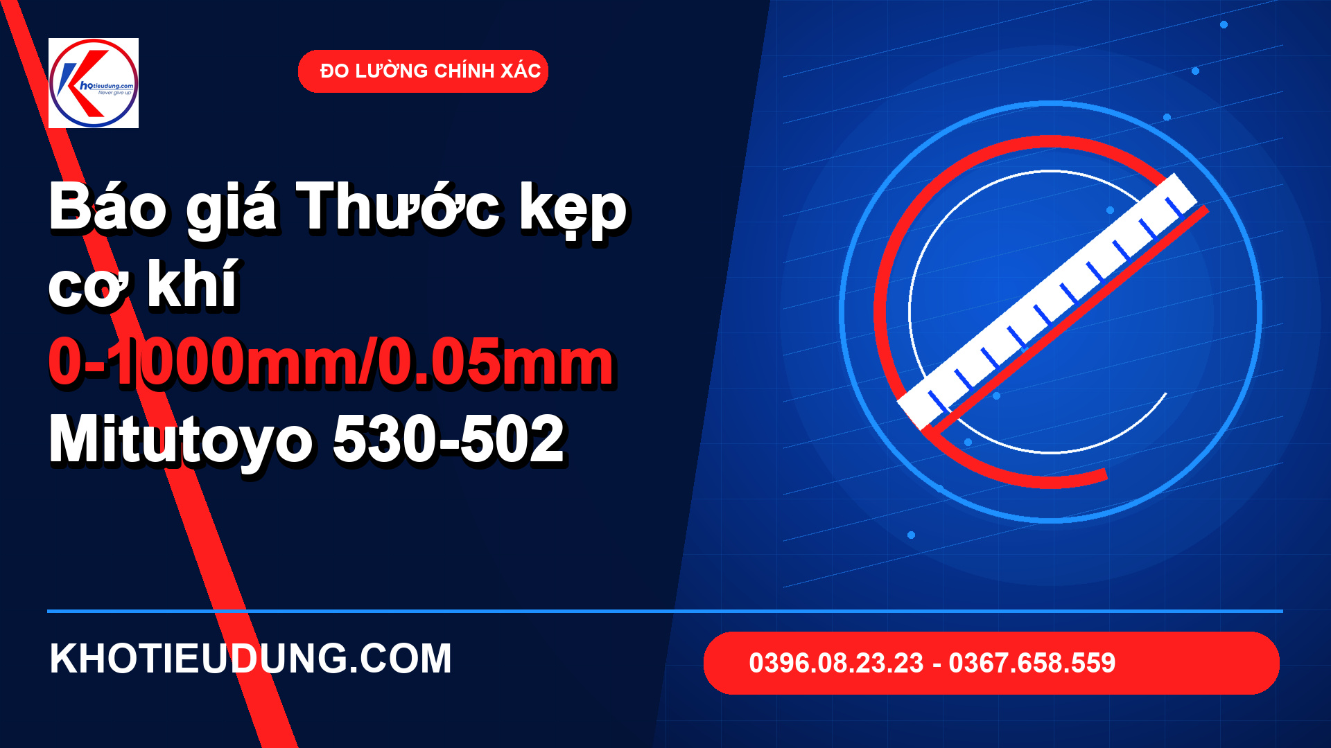Báo giá Thước kẹp cơ khí 0-1000mm/0.05mm Mitutoyo 530-502 11 Báo giá Thước kẹp cơ khí 0-1000mm/0.05mm Mitutoyo 530-502