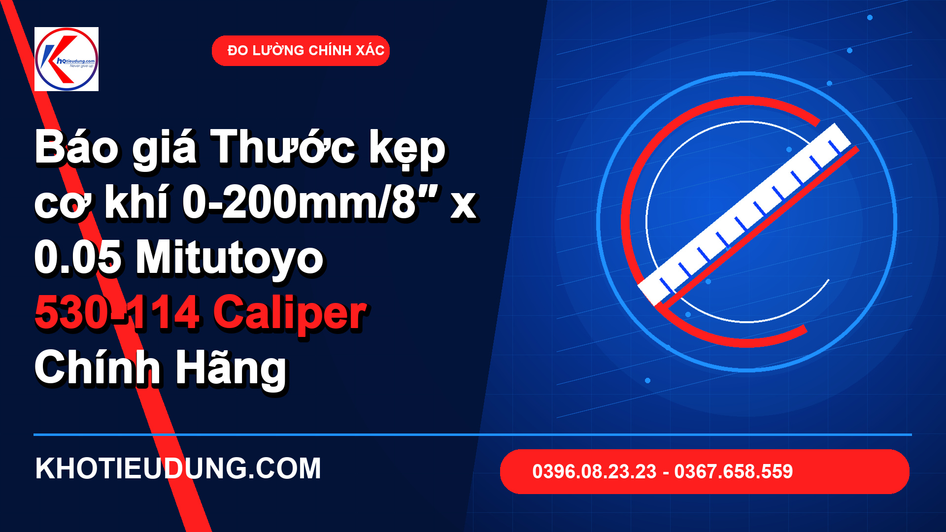 Báo giá Thước kẹp cơ khí 0-200mm/8" x 0.05 Mitutoyo 530-114 Caliper Chính Hãng 10 Báo giá Thước kẹp cơ khí 0-200mm/8″ x 0.05 Mitutoyo 530-114 Caliper Chính Hãng