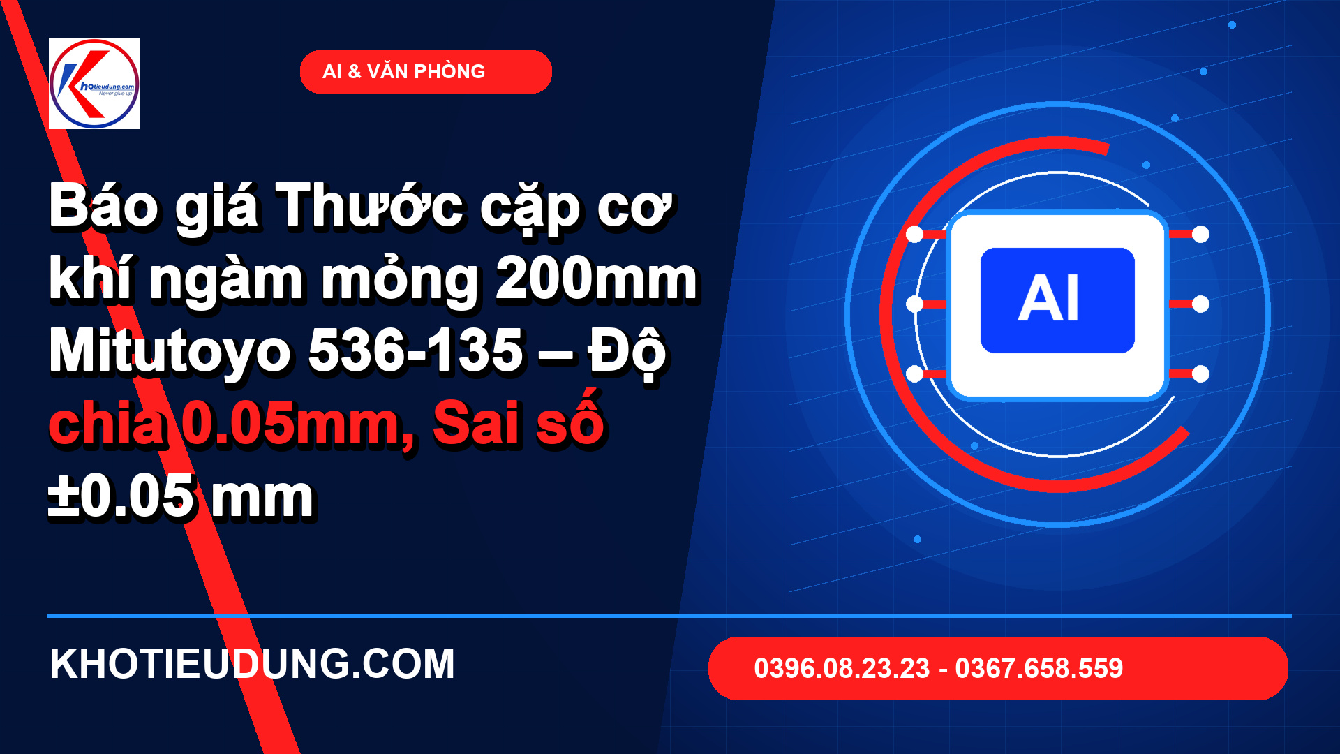 Báo giá Thước cặp cơ khí ngàm mỏng 200mm Mitutoyo 536-135 - Độ chia 0.05mm, Sai số ±0.05 mm 5 Báo giá Thước cặp cơ khí ngàm mỏng 200mm Mitutoyo 536-135 – Độ chia 0.05mm, Sai số ±0.05 mm