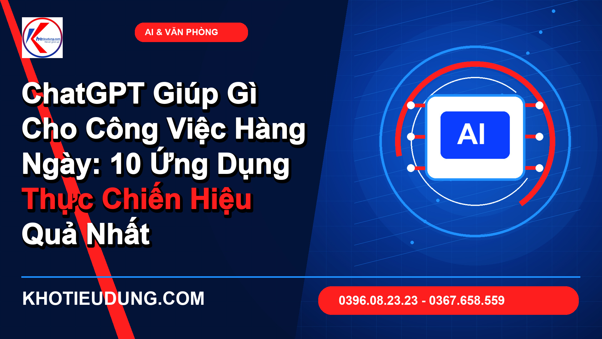 ChatGPT Giúp Gì Cho Công Việc Hàng Ngày: 10 Ứng Dụng Thực Chiến Hiệu Quả Nhất 1 ChatGPT Giúp Gì Cho Công Việc Hàng Ngày: 10 Ứng Dụng Thực Chiến Hiệu Quả Nhất